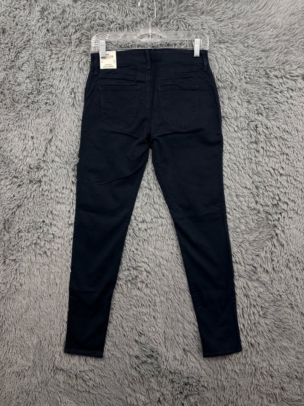 Hollister Jeans Womens 27 Low Rise Super Skinny Fit Dark Navy NWT
